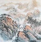 山水画8-泰山云步桥