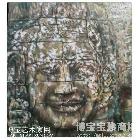 灿烂的笑---吴哥的微笑 国画神佛罗汉 叶建军作品 类别: 国画神佛罗汉