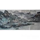 于恩沛 雨歇待渡图 类别: 国画山水作品